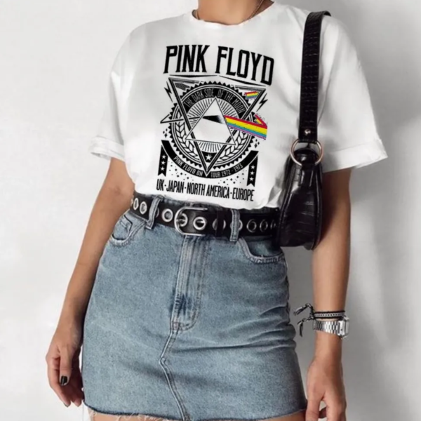 Camiseta Feminina Pink Floyd